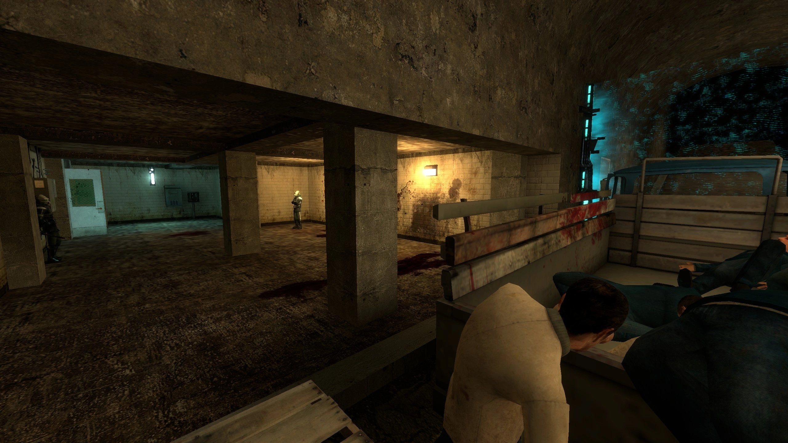 Corvée du jour, empilement de cadavres.