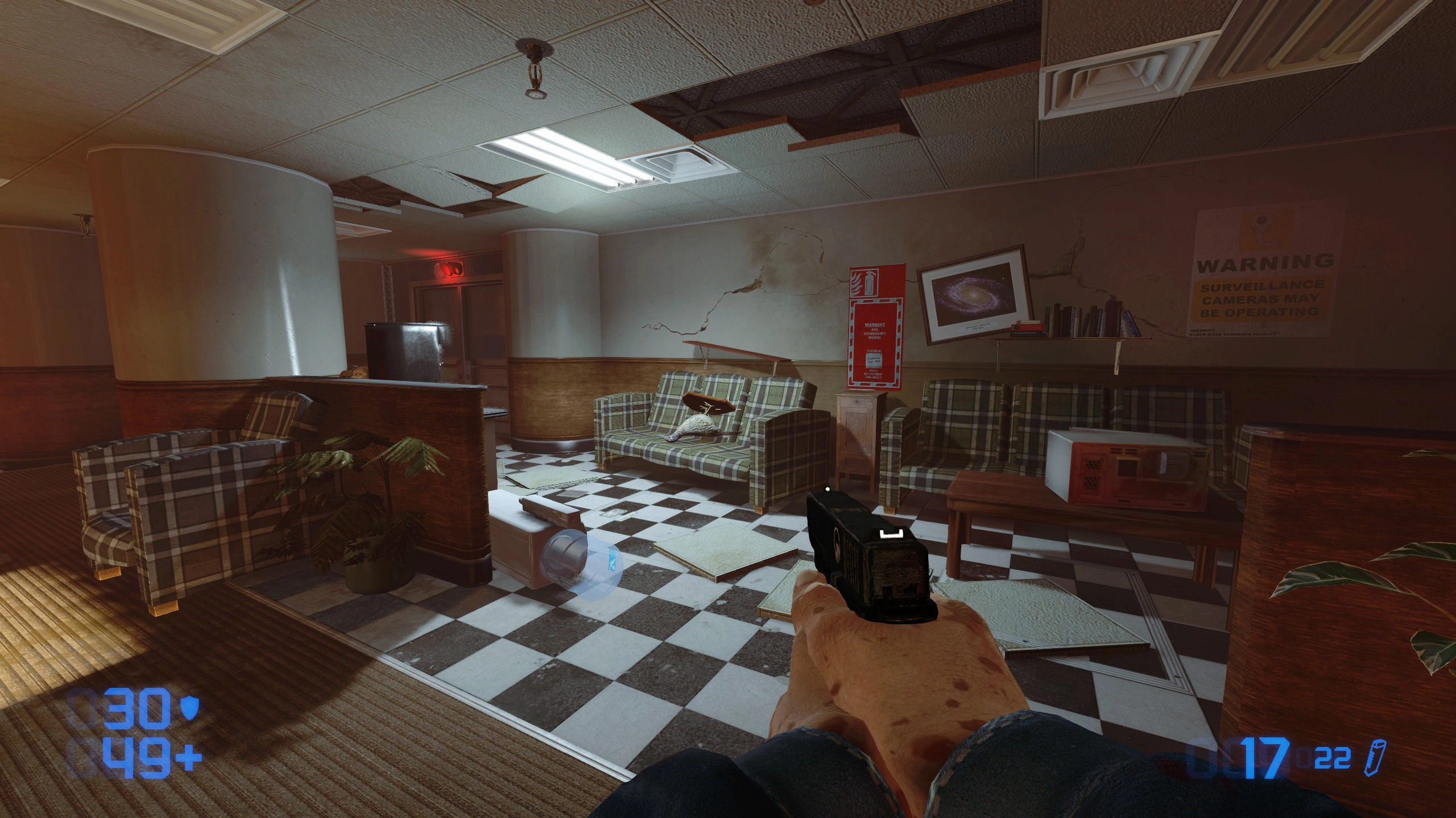 Une mise en scène après l'incident vraiment très soignée.