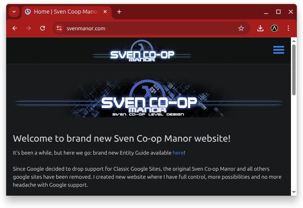 Le nouveau site de SvenManor