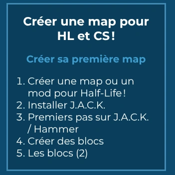 La liste des chapitres du tutoriel s’affiche à droite de n’importe quel chapitre du tutoriel.